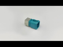 Rechtwinkliges Code-Wasser-blaue vier Häfen des Viererkabel-Mini-FAKRA des Verbindungsstück-Z