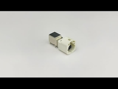 Winkel-Arten FAKRA HSD LVDS 4 Pin Coaxial Cable Connector Right für PWB-Berg